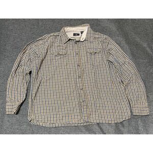 Wrangler Men's XL Plaid Long Sleeve Shirt